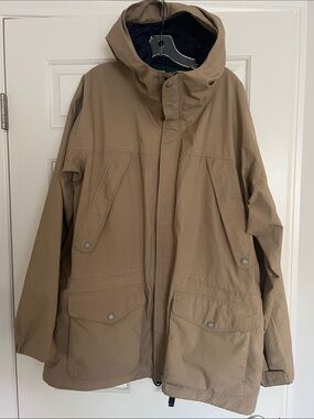 Eddie Bauer Hooded Jacket in Tan